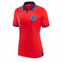 Camiseta Inglaterra John Stones #5 Segunda Equipación Replica Mundial 2022 para mujer mangas cortas